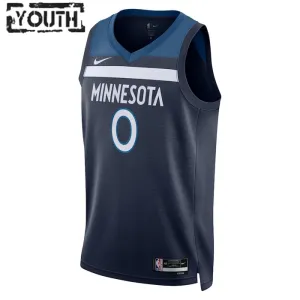 Camiseta Minnesota Timberwolves D Angelo Russell Icon Edition Swingman para Niño