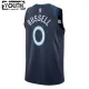 Camiseta Minnesota Timberwolves D Angelo Russell Icon Edition Swingman para Niño