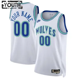 Camiseta Minnesota Timberwolves Edition Personalizada Hardwood Classics 2023-24 Swingman para Niño