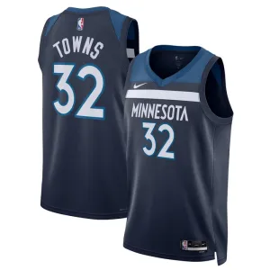 Camiseta Minnesota Timberwolves Karl Anthony Towns 32 Icon Edition Swingman para Hombre