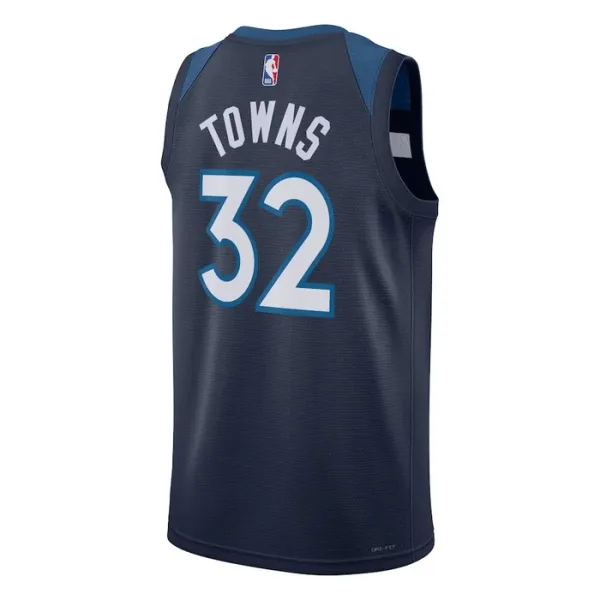 Camiseta Minnesota Timberwolves Karl Anthony Towns 32 Icon Edition Swingman para Hombre