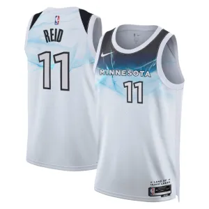 Camiseta Minnesota Timberwolves Naz Reid City Edition 2024-25 Blanco Swingman para Hombre