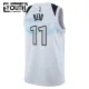Camiseta Minnesota Timberwolves Naz Reid City Edition 2024-25 Blanco Swingman para Niño