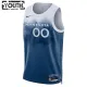 Camiseta Minnesota Timberwolves Personalizada City Edition 2023-24 Azul Swingman para Niño
