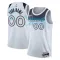 Camiseta Minnesota Timberwolves Personalizada City Edition 2024-25 Blanco Swingman para Hombre