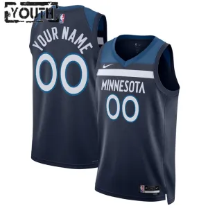 Camiseta Minnesota Timberwolves Personalizada Icon Edition Swingman para Niño