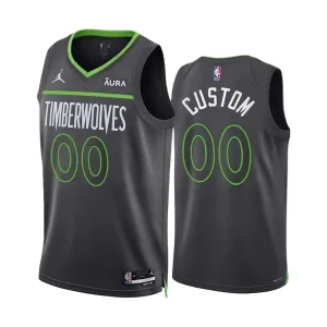 Camiseta Minnesota Timberwolves Personalizada Statement Edition Swingman para Hombre