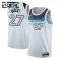 Camiseta Minnesota Timberwolves Rudy Gobert City Edition 2024-25 Blanco Swingman para Niño