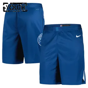 Pantalones Minnesota Timberwolves City Edition 2023-24 Azul Swingman para Niño