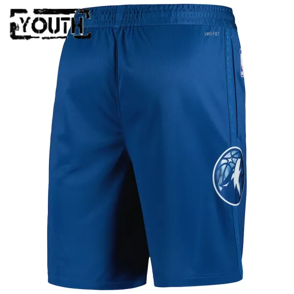 Pantalones Minnesota Timberwolves City Edition 2023-24 Azul Swingman para Niño