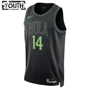 Camiseta New Orleans Pelicans Brandon Ingram City Edition 2023-24 Azul Swingman para Niño