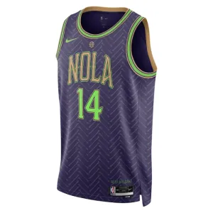 Camiseta New Orleans Pelicans Brandon Ingram City Edition 2024-25 Púrpura Swingman para Hombre