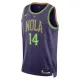 Camiseta New Orleans Pelicans Brandon Ingram City Edition 2024-25 Púrpura Swingman para Hombre