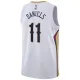 Camiseta New Orleans Pelicans Dyson Daniels 11 Association Edition Blanco Swingman para Hombre