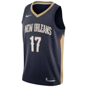 Camiseta New Orleans Pelicans jonas valanciunas 17 Icon Edition Swingman para Hombre
