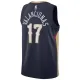 Camiseta New Orleans Pelicans jonas valanciunas 17 Icon Edition Swingman para Hombre