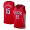 Camiseta New Orleans Pelicans Jose Alvarado 15 Statement Edition Rojo Swingman para Hombre