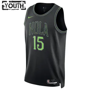Camiseta New Orleans Pelicans Jose Alvarado City Edition 2023-24 Azul Swingman para Niño