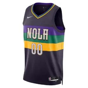Camiseta New Orleans Pelicans Personalizada City Edition 2022-23 Negro Swingman para Hombre