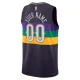 Camiseta New Orleans Pelicans Personalizada City Edition 2022-23 Negro Swingman para Hombre