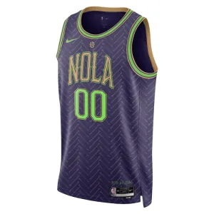 Camiseta New Orleans Pelicans Personalizada City Edition 2024-25 Púrpura Swingman para Hombre