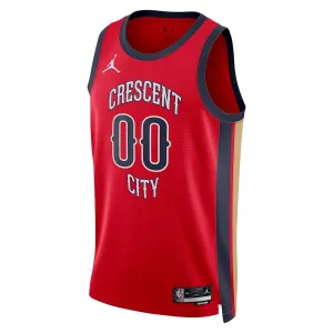 Camiseta New Orleans Pelicans Personalizada Statement Edition 2023-24 Rojo Swingman para Hombre