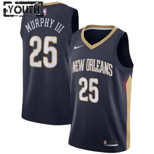 Camiseta New Orleans Pelicans Trey Murphy III 25 Icon Edition Swingman para Niño
