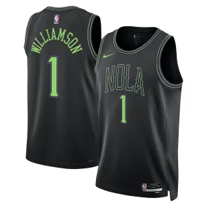Camiseta New Orleans Pelicans Zion Williamson City Edition 2023-24 Azul Swingman para Hombre