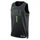 Camiseta New Orleans Pelicans Zion Williamson City Edition 2023-24 Azul Swingman para Hombre