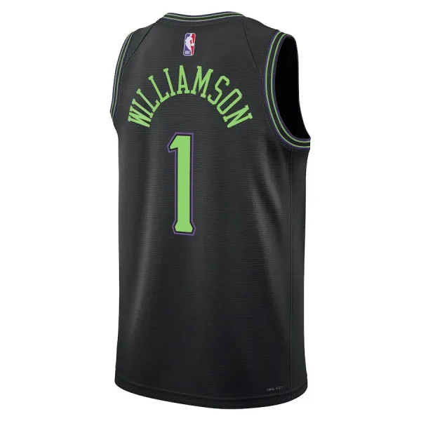 Camiseta New Orleans Pelicans Zion Williamson City Edition 2023-24 Azul Swingman para Hombre