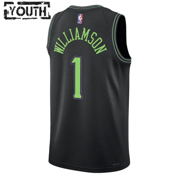 Camiseta New Orleans Pelicans Zion Williamson City Edition 2023-24 Azul Swingman para Niño