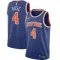 Camiseta New York Knicks Derrick Rose 4 Icon Edition Swingman para Hombre