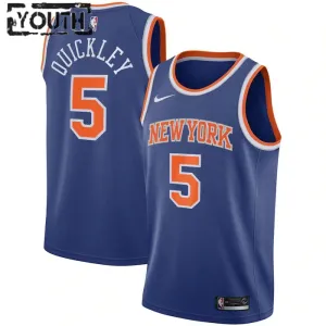Camiseta New York Knicks Immanuel Quickley 5 Icon Edition Swingman para Niño