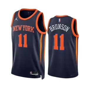 Camiseta New York Knicks Jalen Brunson 11 Statement Edition Swingman para Hombre Camiseta New York Knicks Jalen Brunson 11 Statement Edition Swingman para Hombre