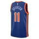 Camiseta New York Knicks Jalen Brunson City Edition 2023-24 Azul Swingman para Hombre