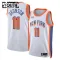 Camiseta New York Knicks Jalen Brunson City Edition 2024-25 Blanco Swingman para Niño