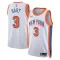 Camiseta New York Knicks Josh Hart City Edition 2024-25 Blanco Swingman para Hombre