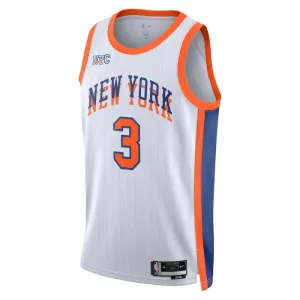 Camiseta New York Knicks Josh Hart City Edition 2024-25 Blanco Swingman para Hombre