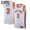 Camiseta New York Knicks Josh Hart City Edition 2024-25 Blanco Swingman para Niño