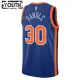 Camiseta New York Knicks Julius Randle City Edition 2023-24 Azul Swingman para Niño