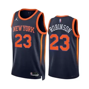 Camiseta New York Knicks Mitchell Robinson 23 Statement Edition Swingman para Hombre Camiseta New York Knicks Mitchell Robinson 23 Statement Edition Swingman para Hombre