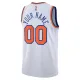 Camiseta New York Knicks Personalizada Association Edition Blanco Swingman para Hombre
