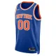 Camiseta New York Knicks Personalizada City Edition 2022-23 Azul Swingman para Hombre