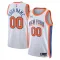 Camiseta New York Knicks Personalizada City Edition 2024-25 Blanco Swingman para Hombre