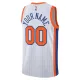 Camiseta New York Knicks Personalizada City Edition 2024-25 Blanco Swingman para Hombre