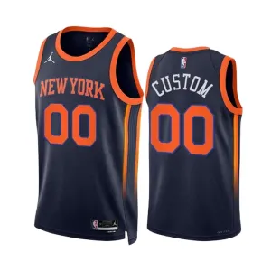 Camiseta New York Knicks Personalizada Statement Edition Swingman para Hombre