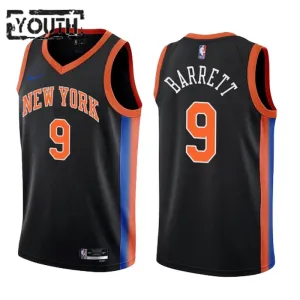 Camiseta New York Knicks RJ Barrett 9 City Edition 2022-23 Swingman para Niño