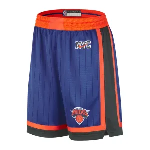 Pantalones New York Knicks City Edition 2023-24 Azul Swingman para Hombre
