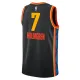 Camiseta Oklahoma City Thunder Chet Holmgren City Edition 2024-25 Negro Swingman para Hombre