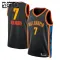 Camiseta Oklahoma City Thunder Chet Holmgren City Edition 2024-25 Negro Swingman para Niño